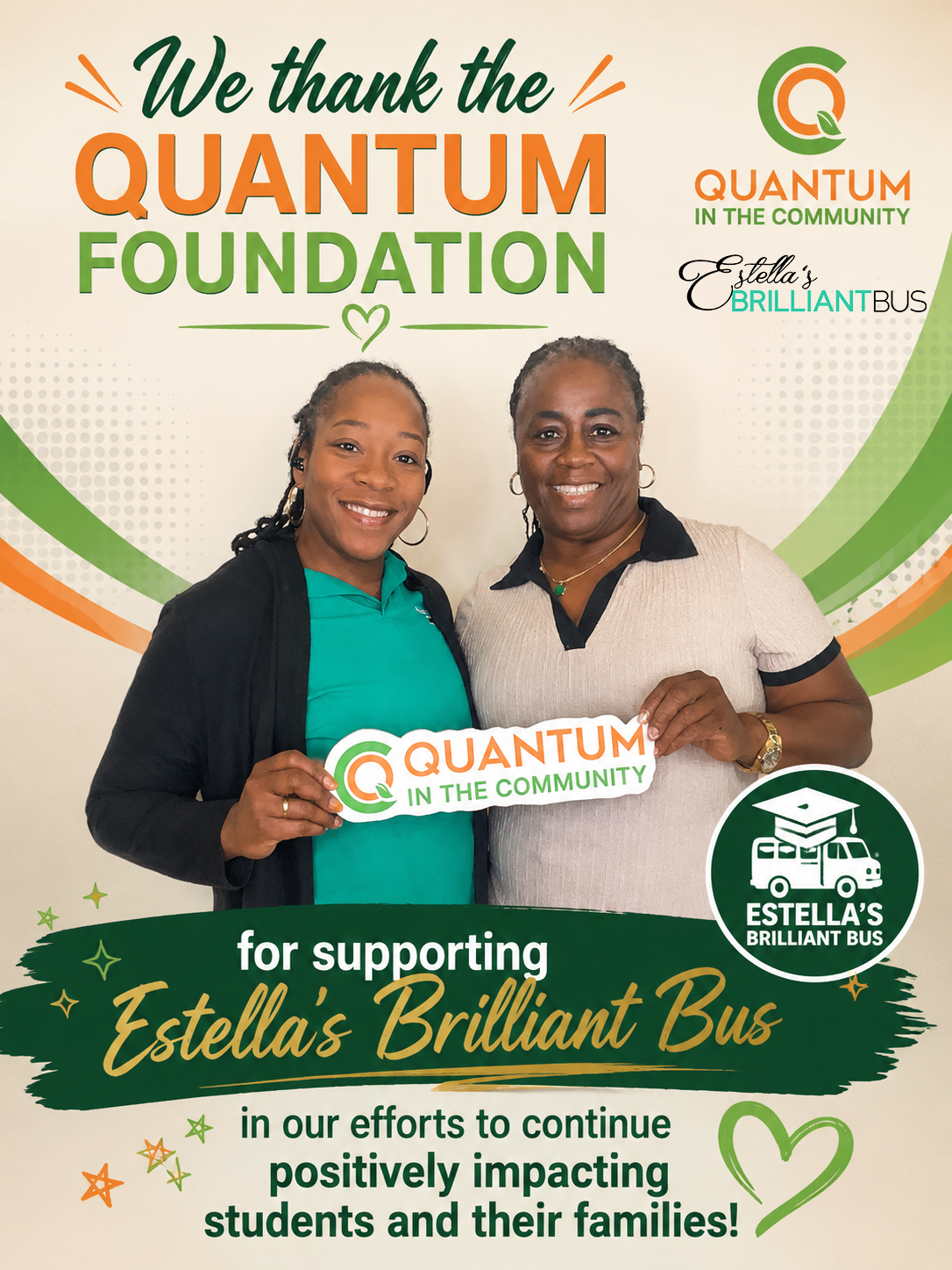 We Thank the Quantum Foundation